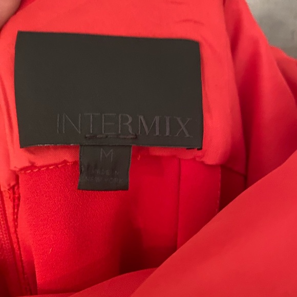 Intermix Red Halter Jumpsuit - Picture 5 of 7